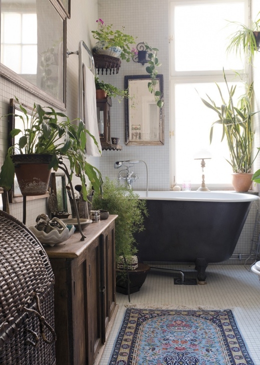 Stylish And Relaxing Bohemian Bathroom Designs Eclectic Bathroom Decoration Ideas