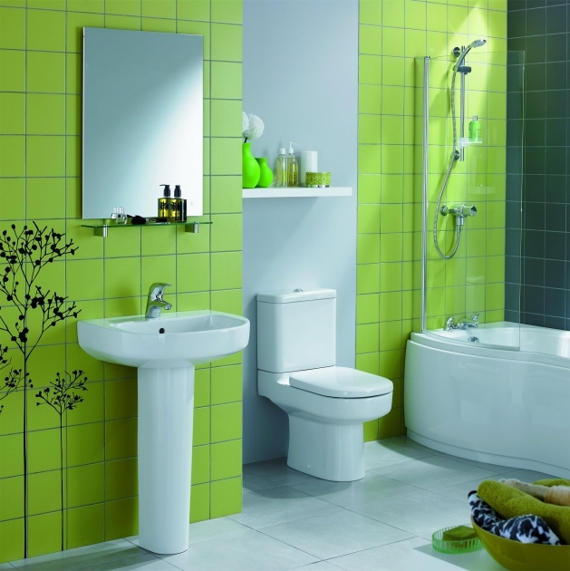 Alluring Bathroom Design Green Image