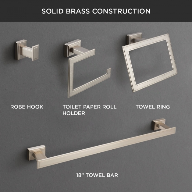 Alluring Bathroom Hardware Sets Satin Nickel Picture