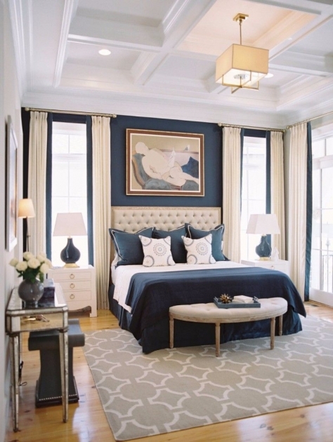 Alluring Bedroom Design Blue Photo