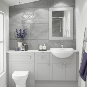 Grey Fitted Bathroom Furniture