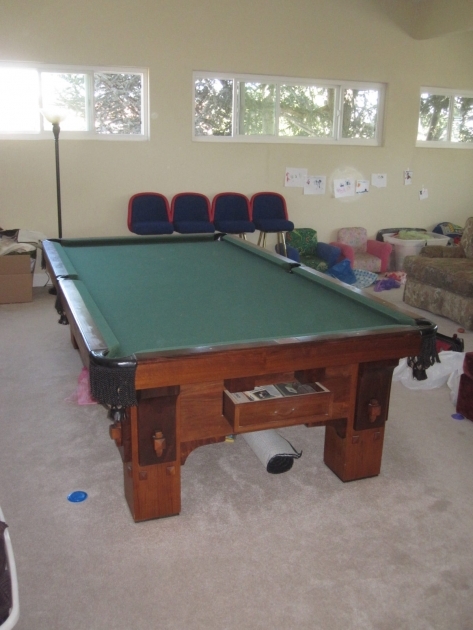Alluring How To Get A Pool Table Upstairs Pic