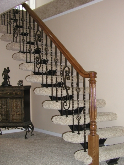 Alluring Interior Stairs Railing Designs Image