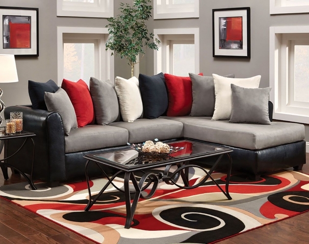 Alluring Living Room Ideas Red Photo
