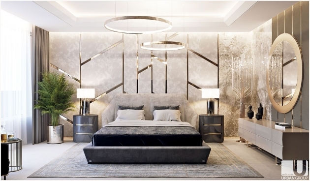 Alluring Master Bedroom Modern Lighting Photo