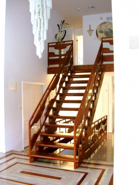 Alluring Timber Stairs Decor Image