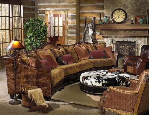Alluring Western Living Room Design Image
