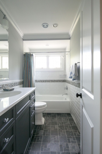 Amazing Bathroom Ideas Dark Floor Image