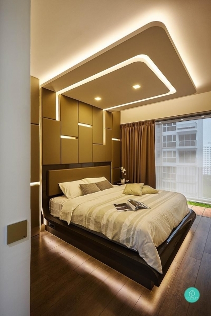 Amazing Bedroom Modern False Ceiling Image