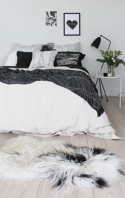 Amazing Black And White Bedroom Decor Image