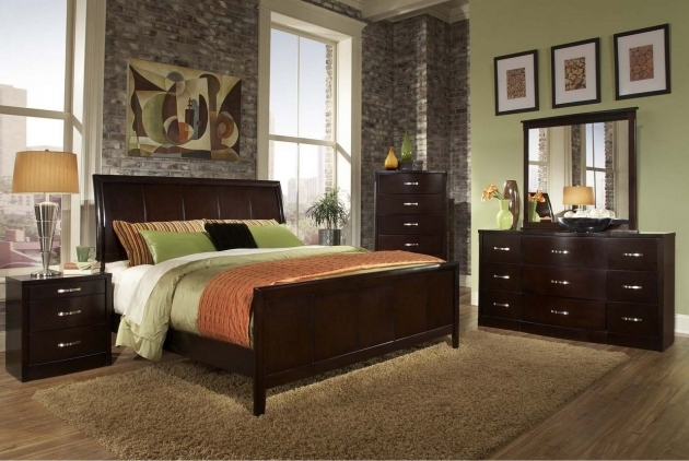 Amazing Dark Wood Bedroom Furniture Photo