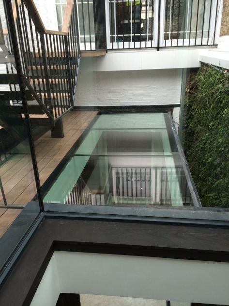 Amazing Glass Roof Over Stairs Picture