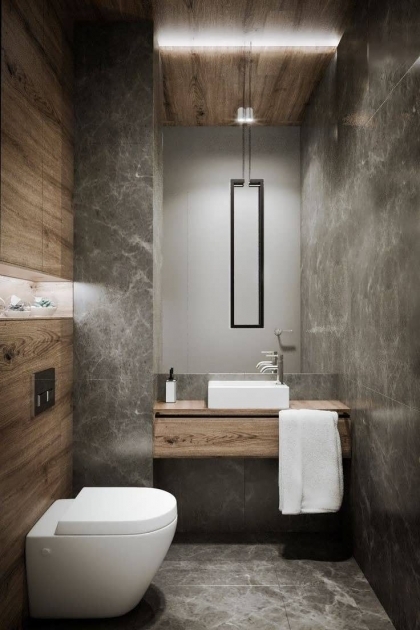 Amazing Guest Bathroom Modern Ideas Picture
