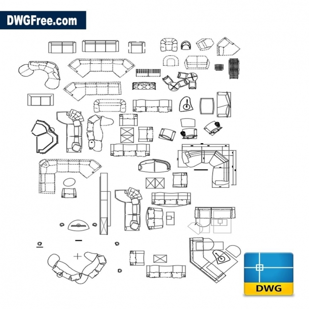 Amazing Living Room Dwg Picture