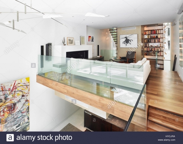 Amazing Open To Below Living Room Design Picture