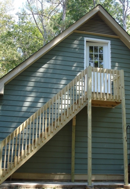 Amazing Small Garage Stairs Plans Image