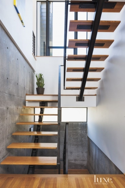 Amazing Steel Stairs Interior Image