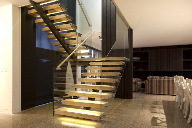 Amazing U Shaped Stairs Design Image