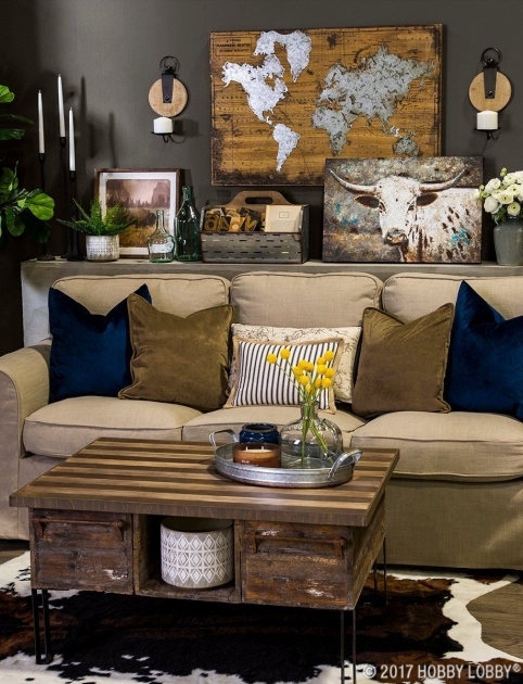 Amazing Western Living Room Design Photo