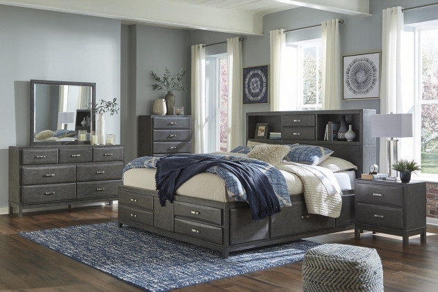 Awesome Bedroom Grey Furniture Photo
