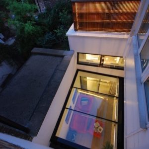 Glass Roof Over Stairs