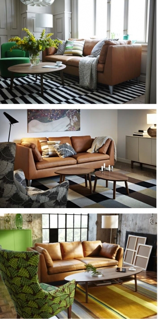 Awesome Ikea Leather Living Room Sets Picture