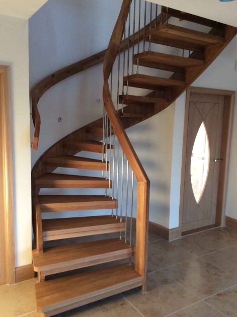 Awesome Timber Stairs Decor Pic