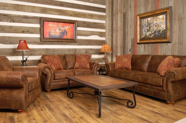Awesome Western Living Room Design Pic