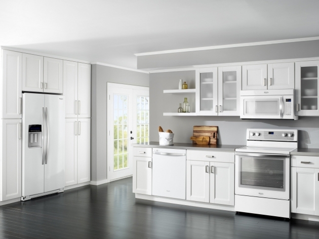 Awesome White Kitchen Furniture Photo