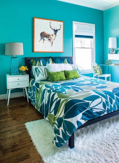 Best Modern Turquoise Bedroom Ideas Photo