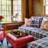 Plaid Couches Living Room Furniture