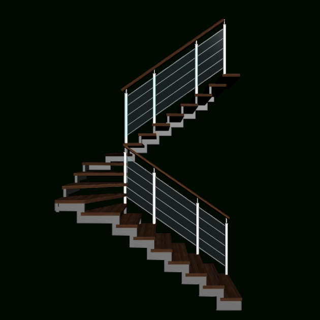Best Staircase Design Half Landing Photo