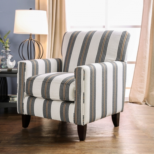 Best Striped Living Room Chairs Pic