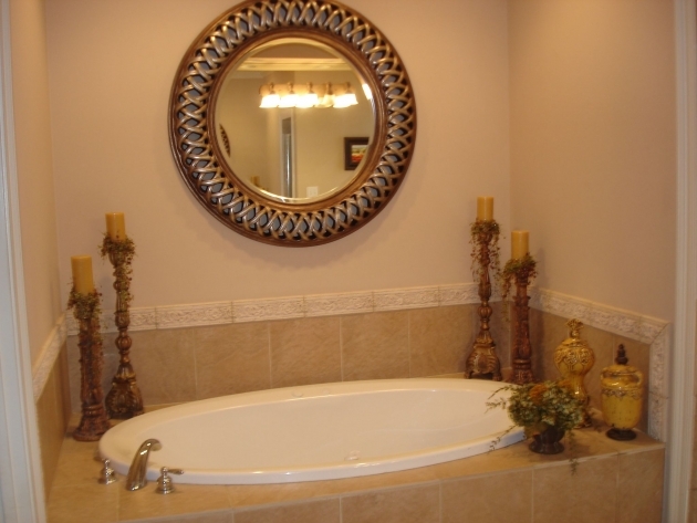Classy Bathroom Garden Tub Decor Image