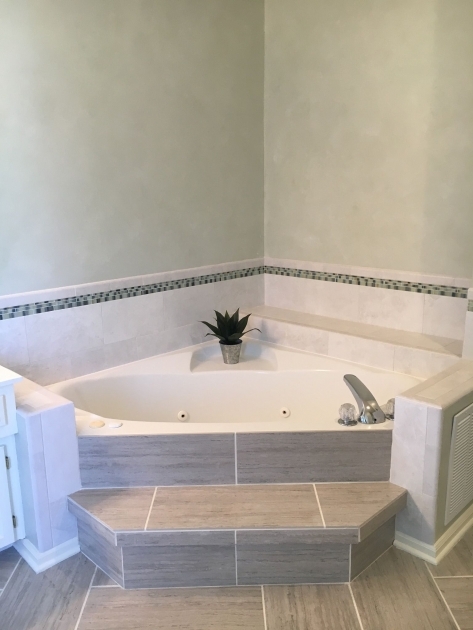 Classy Bathroom Ideas Corner Bath Image