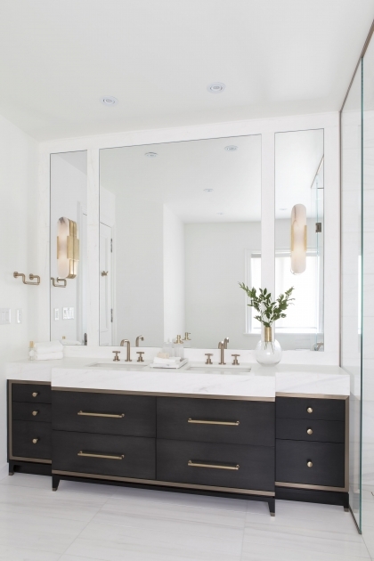 Classy Bathroom Mirror Ideas For Double Vanity Picture