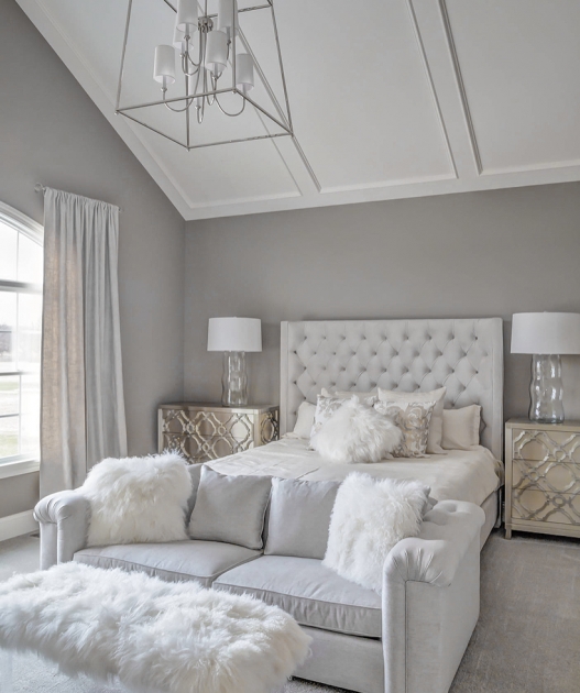 Classy Bedroom Ideas All White Image