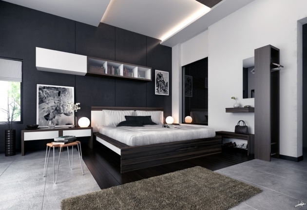 Classy Bedroom Modern Black Pic