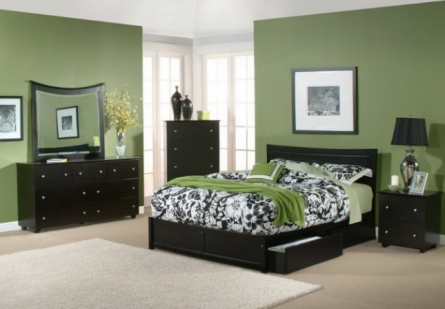 Classy Bedroom Paint Colors With Dark Furniture Picture