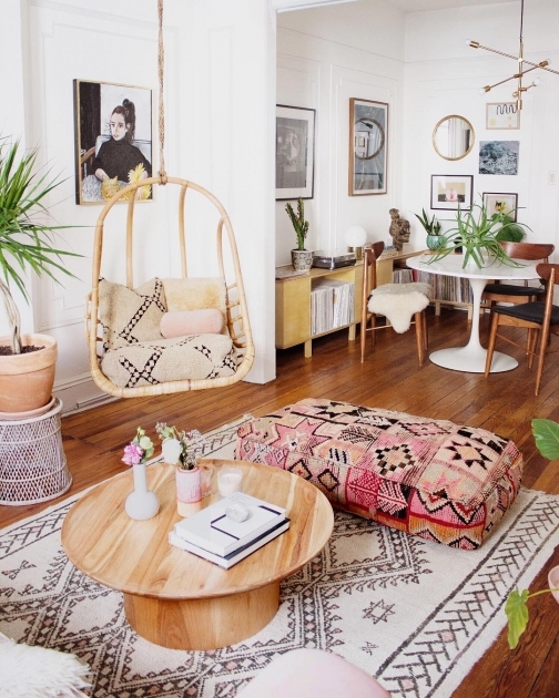 Classy Boho Living Room Decor Pic
