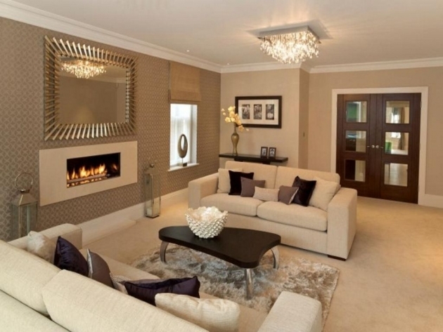 Classy Cream Living Room Ideas Image