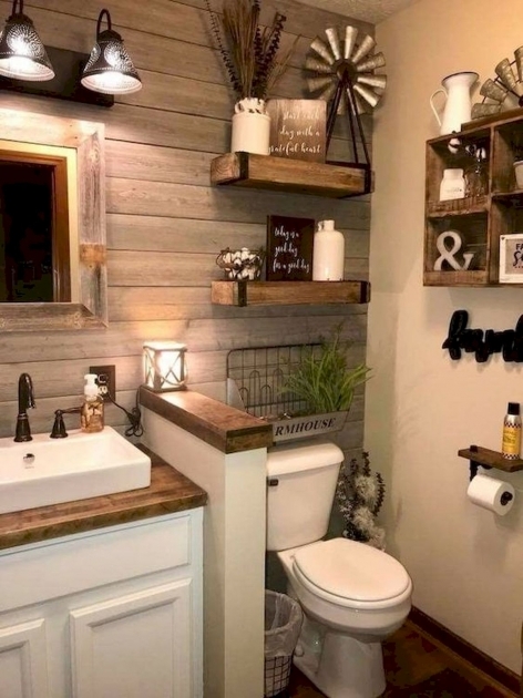 Classy Decor For Bathroom Walls Pic
