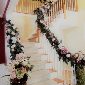 Decorating Stairs For Wedding