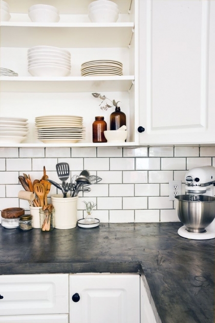 Classy Kitchen Ideas Subway Tile Image
