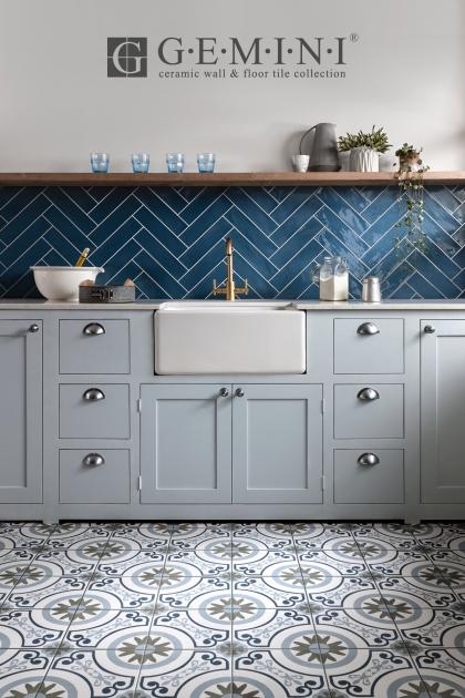 Classy Kitchen Tiles Modern Picture