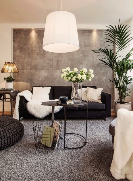 Classy Living Room Ideas Black Sofa Picture