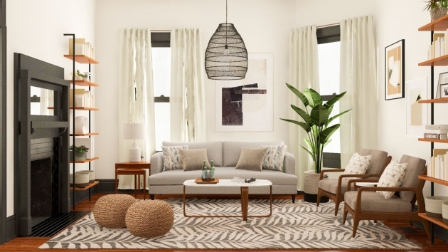 Classy Living Room Layout Image