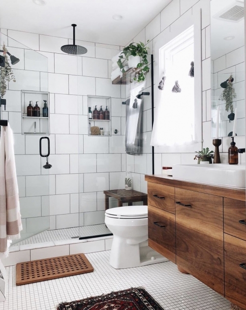 Classy Minimalist Bathroom Decor Photo