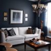 Navy Living Room Decor