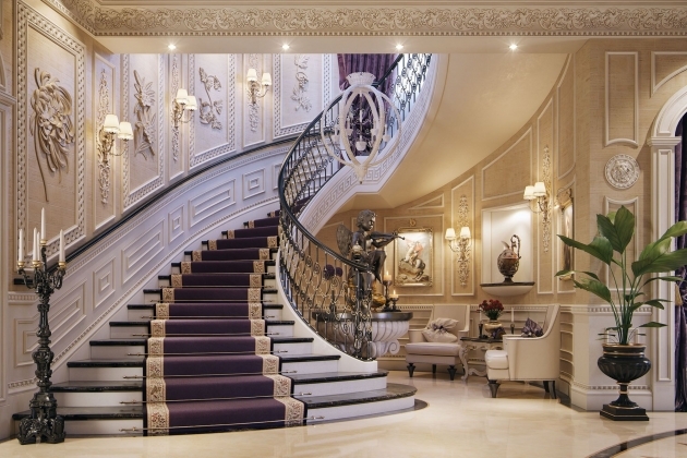 Classy Stairs Interior Qatar Pic